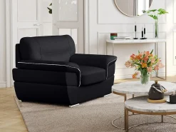 LINEA SOFA Sillón de piel de becerro en color THIBAULT