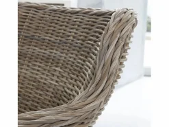 BERAH GETAH Sillón de ratán marrón