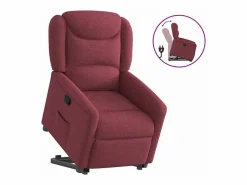 Sillón de relax | Silla | Sillón reclinable elevable tela tinto SHL4659 Sillón Relax