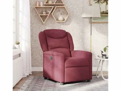 Sillón de relax | Silla | Sillón reclinable de tela tinto SHL2102
