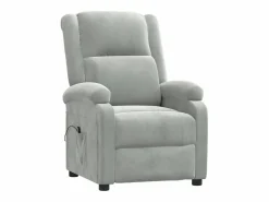 Sillón de relax | Silla | Sillón reclinable eléctrico de terciopelo claro SHL3688 Sillón Relax