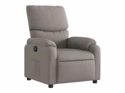 Sillón de relax | Silla | Sillón reclinable eléctrico tela gris taupé SHL8152