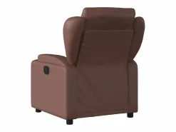 Sillón de relax | Silla | Sillón reclinable eléctrico de cuero sintético marrón SHL7229