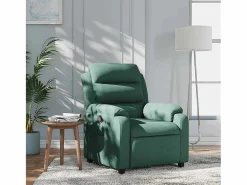 New Sillón de relax | Silla | Sillón reclinable de tela verde oscuro SHL4912 Sillón Relax