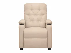 Discount Sillón de relax | Silla | Sillón reclinable eléctrico de tela SHL7365 Crema