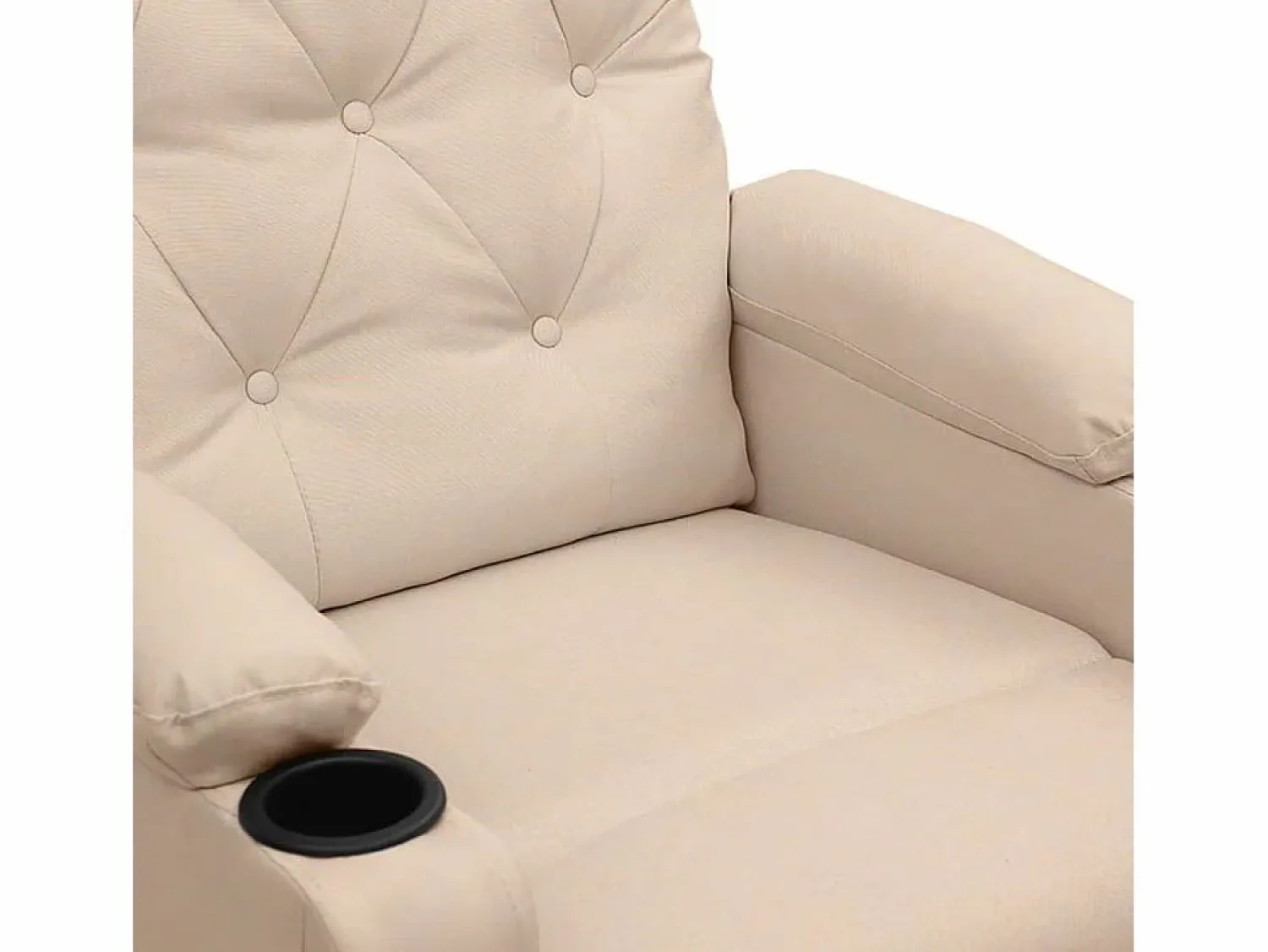 Discount Sillón de relax | Silla | Sillón reclinable eléctrico de tela SHL7365 Crema