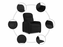 Sillón de relax | Silla | Sillón reclinable de tela SHL9346
