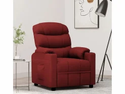 Sillón de relax | Silla | Sillón reclinable de tela tinto SHL8519