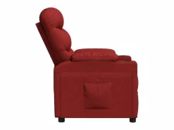 Sillón de relax | Silla | Sillón reclinable de tela tinto SHL8519