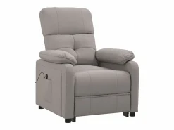 Hot Sillón de relax | Silla | Sillón reclinable eléctrico tela gris taupé SHL2578 Topo