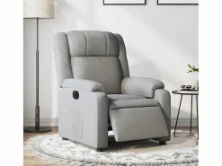 Sillón de relax | Silla | Sillón reclinable eléctrico tela claro SHL4075