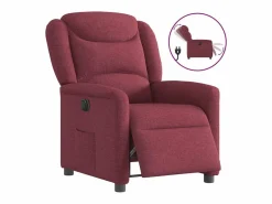 New Sillón de relax | Silla | Sillón reclinable eléctrico tela tinto SHL3261 Sillón Relax