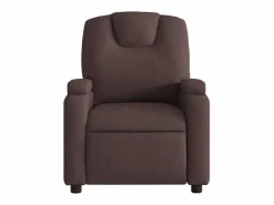 Sillón de relax | Silla | Sillón reclinable de tela marrón oscuro SHL2487