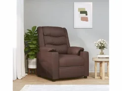 Sillón de relax | Silla | Sillón reclinable eléctrico de cuero sintético marrón SHL7037 Sillón Relax