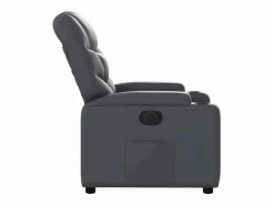 Sillón de relax | Silla | Sillón reclinable eléctrico de cuero sintético SHL2483 Gris