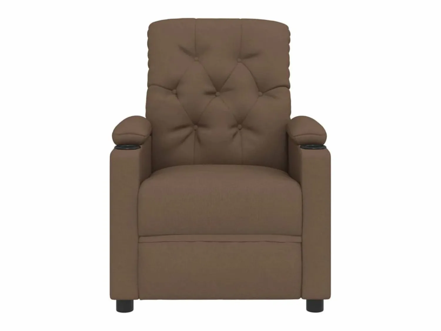 Sillón de relax | Silla | Sillón reclinable eléctrico de tela marrón SHL3626