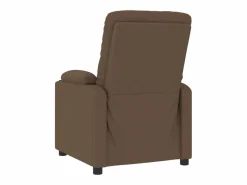 Sillón de relax | Silla | Sillón reclinable eléctrico de tela marrón SHL3626