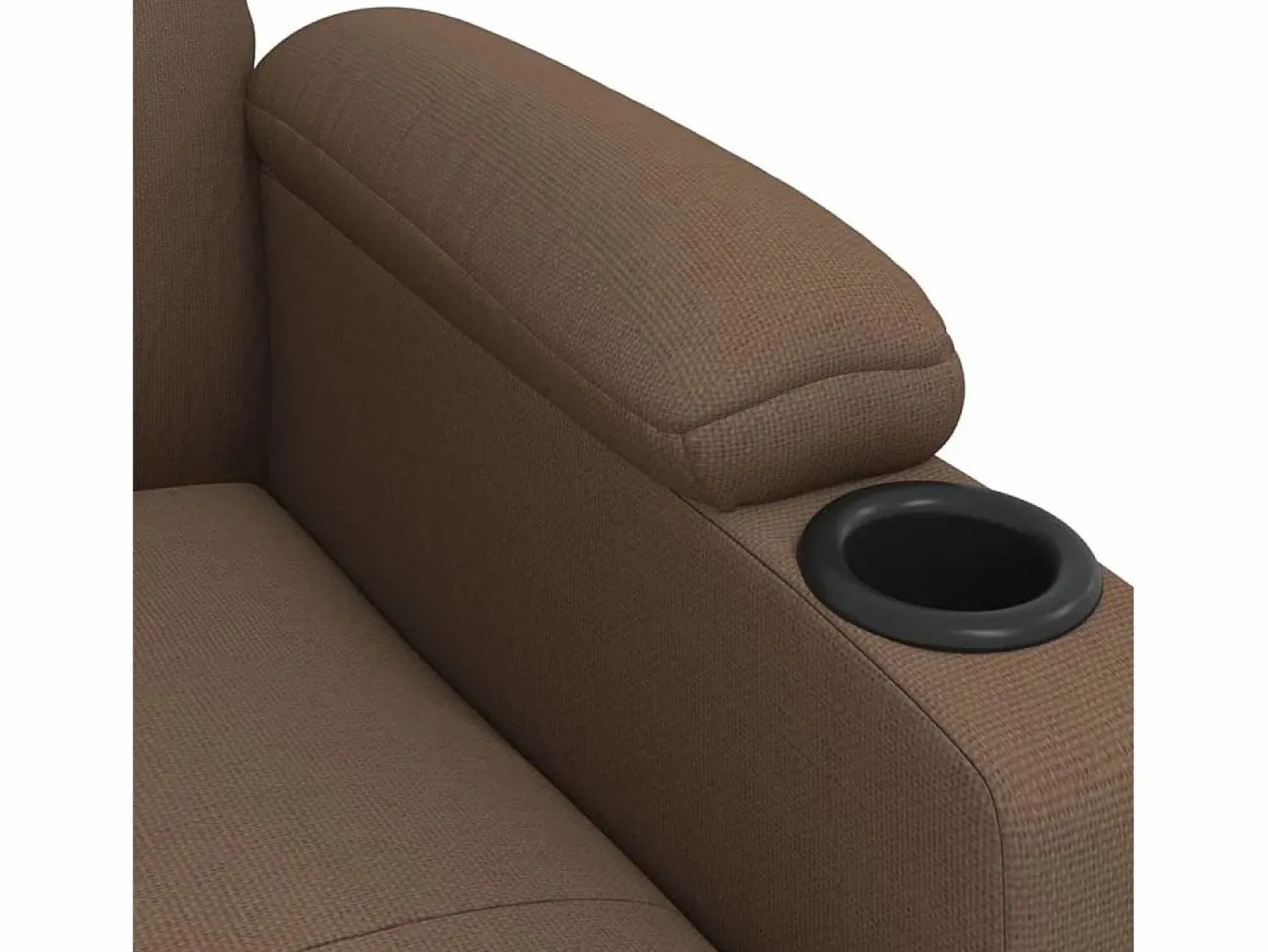 Sillón de relax | Silla | Sillón reclinable eléctrico de tela marrón SHL3626
