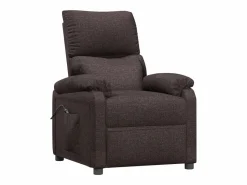 Best Sillón de relax | Silla | Sillón reclinable eléctrico tela marrón oscuro SHL5374 Sillón Relax