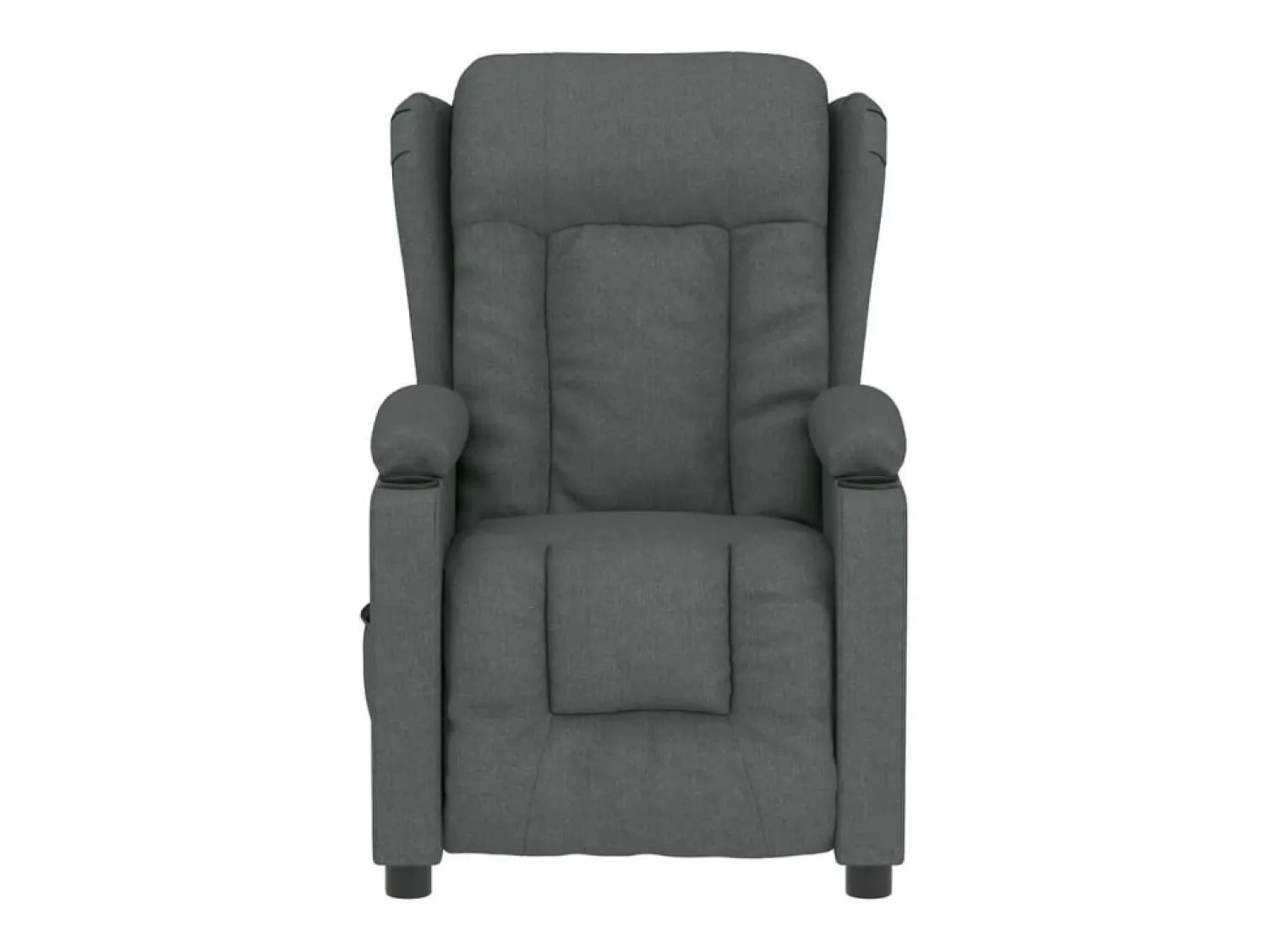 Sillón de relax | Silla | Sillón reclinable eléctrico de tela gris oscuro SHL8457