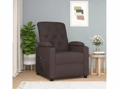 Clearance Sillón de relax | Silla | Sillón reclinable eléctrico tela marrón oscuro SHL5959 Sillón Relax