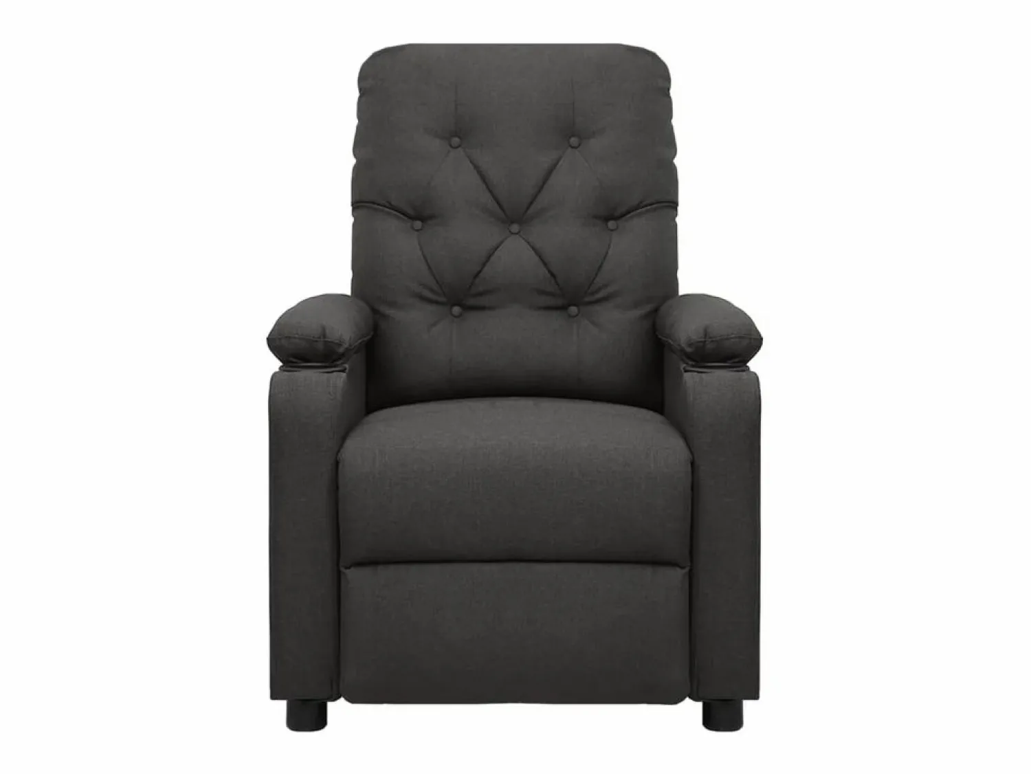 Sillón de relax | Silla | Sillón reclinable eléctrico de tela gris oscuro SHL5930