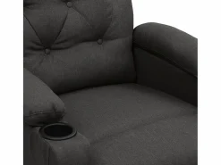 Sillón de relax | Silla | Sillón reclinable eléctrico de tela gris oscuro SHL5930