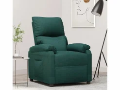 Sale Sillón de relax | Silla | Sillón reclinable de tela verde oscuro SHL3273 Verde pino