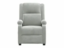 Online Sillón de relax | Silla | Sillón reclinable de terciopelo claro SHL4823 Gris