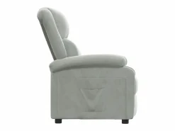 Online Sillón de relax | Silla | Sillón reclinable de terciopelo claro SHL4823 Gris