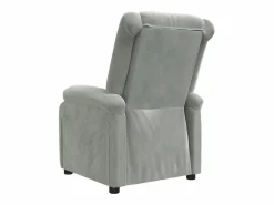Online Sillón de relax | Silla | Sillón reclinable de terciopelo claro SHL4823 Gris