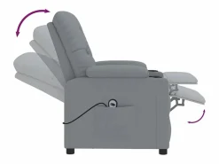 Clearance Sillón de relax | Silla | Sillón reclinable eléctrico tela claro SHL7820 Sillón Relax