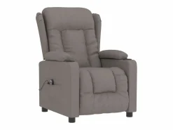 Sillón de relax | Silla | Sillón reclinable eléctrico tela gris taupé SHL4584