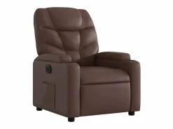 Discount Sillón de relax | Silla | Sillón reclinable eléctrico de cuero sintético marrón SHL2013 Marru00f3n