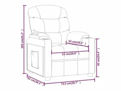 Sillón de relax | Silla | Sillón reclinable de tela SHL7106