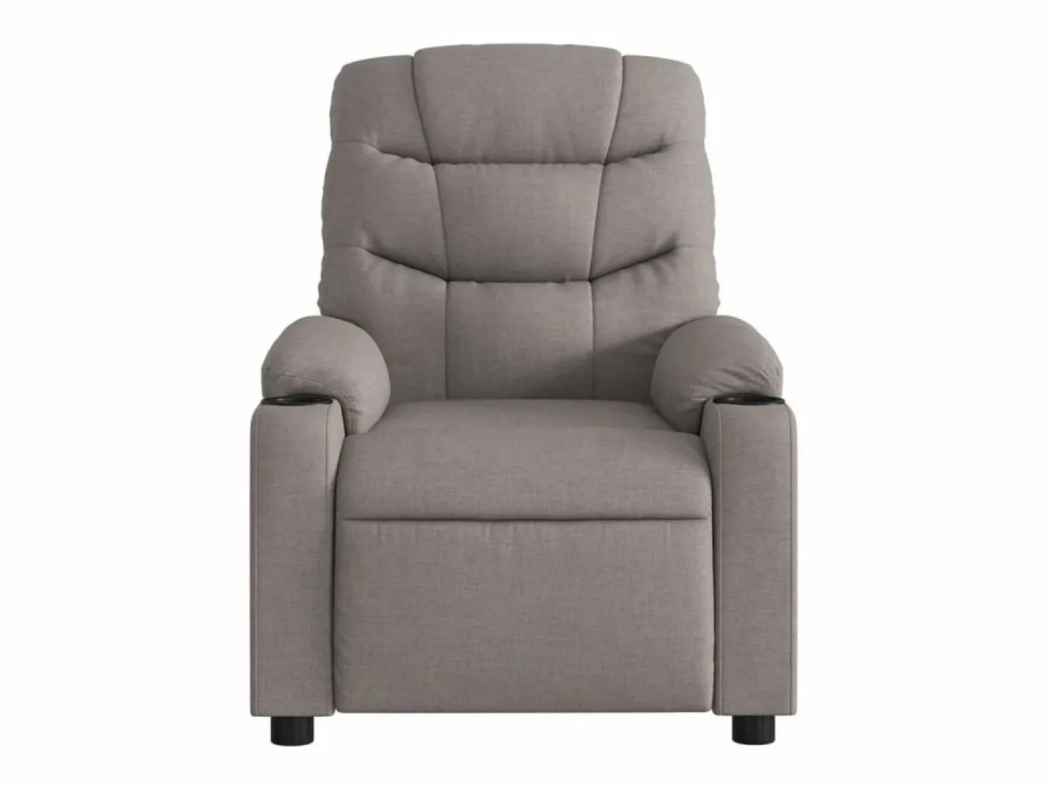 Sillón de relax | Sillón reclinable de masaje eléctrico tela gris taupe SHL4423