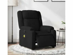 Hot Sillón de relax | Sillón reclinable de masaje eléctrico tela SHL5780 Negro