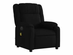 Hot Sillón de relax | Sillón reclinable de masaje eléctrico tela SHL5780 Negro
