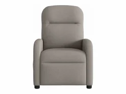 Hot Sillón de relax | Sillón reclinable de masaje eléctrico tela gris taupe SHL2487 Topo