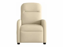 Sillón de relax | Sillón reclinable de masaje eléctrico tela color SHL3926 Crema