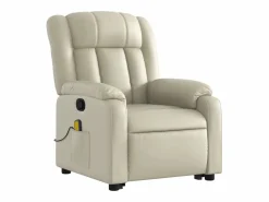 Sillón de relax | Sillón reclinable de masaje de pie cuero artificial color SHL6735