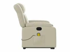 Sillón de relax | Sillón reclinable de masaje de pie cuero artificial color SHL6735