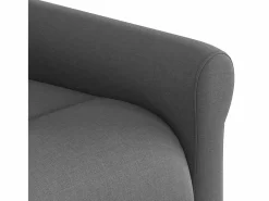Outlet Sillón de relax | Sillón reclinable de masaje de tela gris oscuro SHL9685 Gris antracita