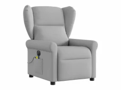 Sillón de relax | Sillón reclinable de masaje eléctrico tela nube SHL6141
