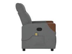 Clearance Sillón de relax | Sillón reclinable de masaje de tela gris oscuro SHL4404 Sillón De Masaje