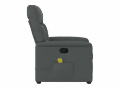 Outlet Sillón de relax | Sillón reclinable de masaje de tela gris oscuro SHL8722 Sillón De Masaje