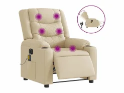 Sillón de relax | Sillón reclinable de masaje eléctrico tela color SHL9104
