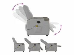 Discount Sillón de relax | Sillón reclinable de masaje eléctrico tela nube SHL7511 Sillón De Masaje
