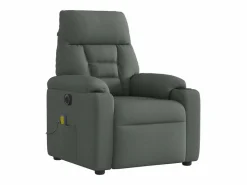 Online Sillón de relax | Sillón reclinable de masaje eléctrico tela gris oscuro SHL4893 Sillón De Masaje