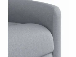 Sillón de relax | Sillón reclinable de masaje de tela claro SHL4300